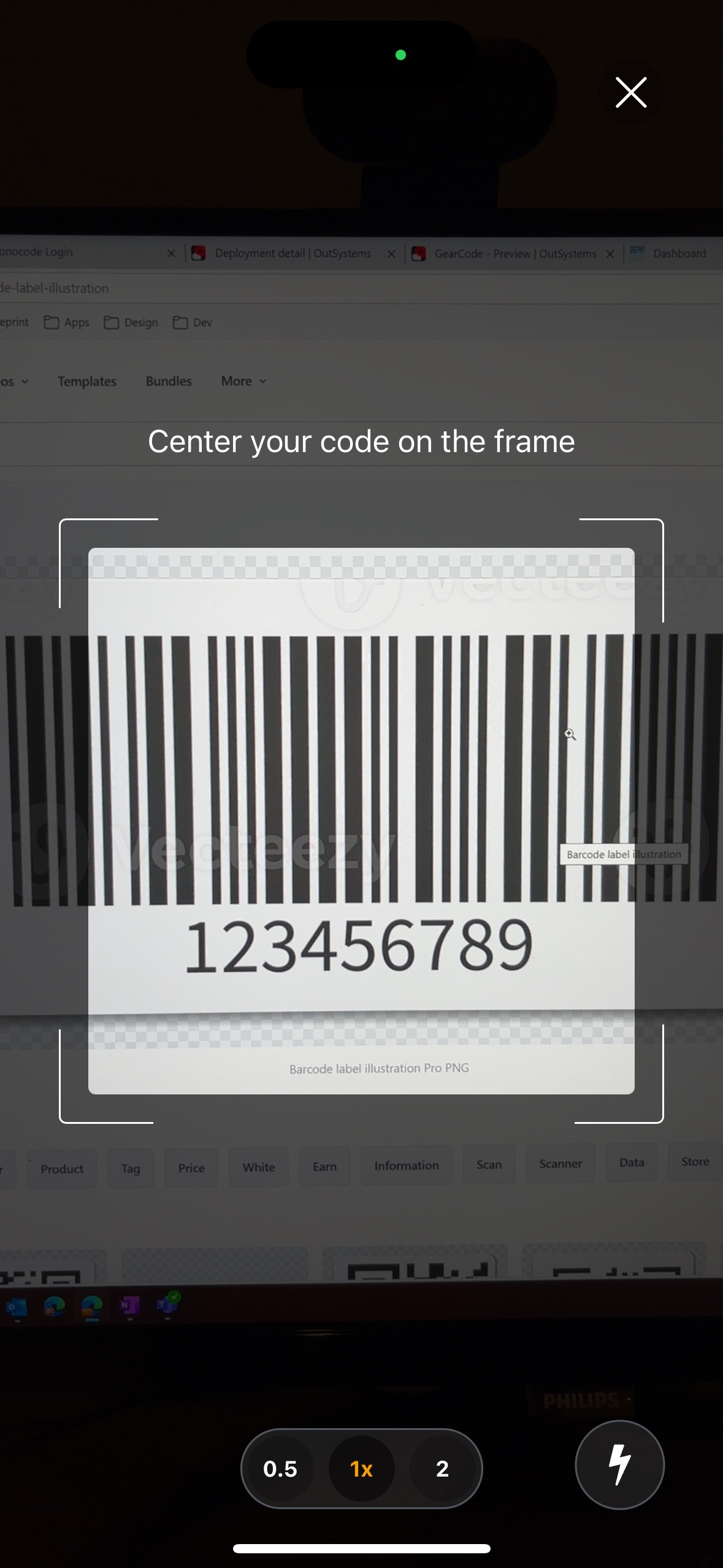 Barcode Gear Code Low-Code